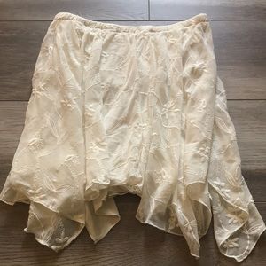 NWT Free People Creme Lace Skirt or Top